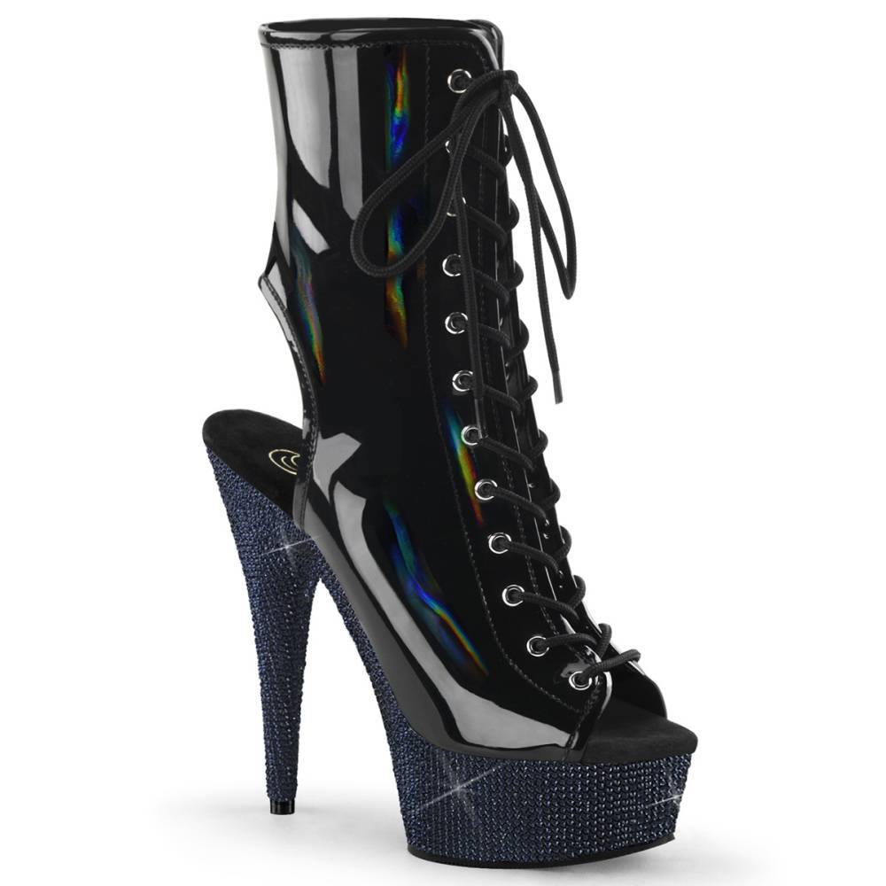 Pleaser - BEJEWELED10166 Bottes de plateforme - Noir Product image